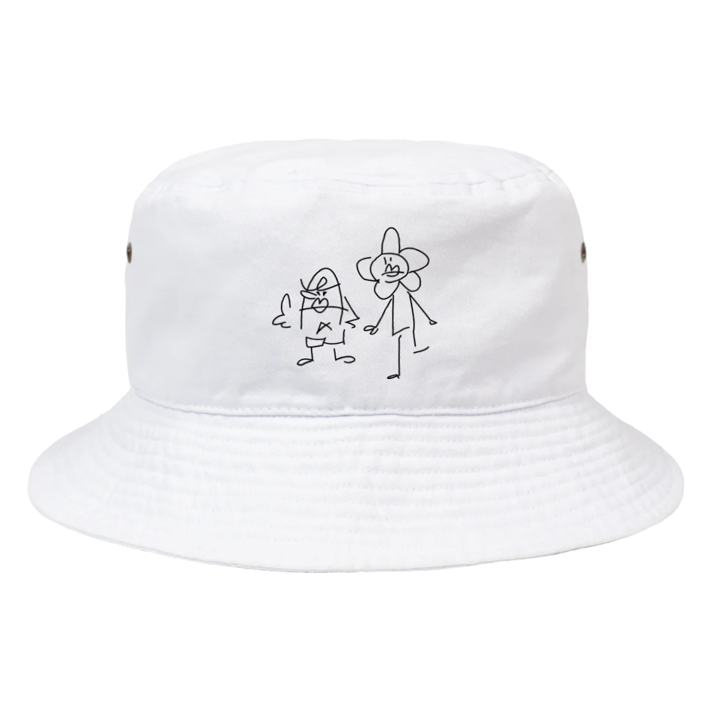 東海道中膝栗毛のゆび刑事とはなのようせい Bucket Hat