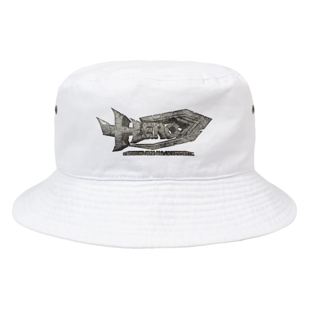 HEROバリアフリープロレスのバリアフリープロレスHERO3Dロゴ Bucket Hat