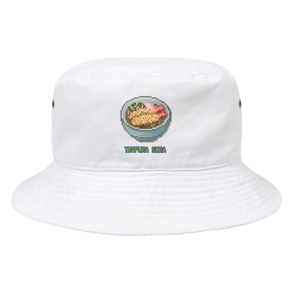 猫と釣り人のテンプラソバ Bucket Hat