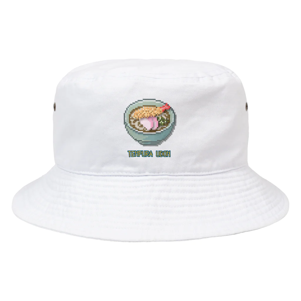 猫と釣り人のテンプラウドン Bucket Hat