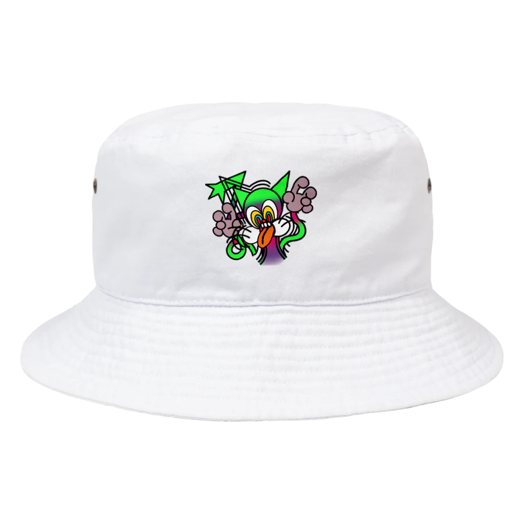 DamyCatのグラフティ＿キャット Bucket Hat