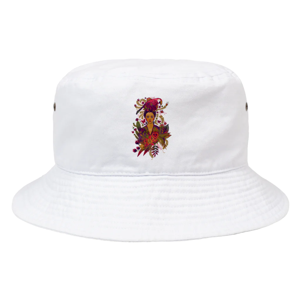 IZANAMI by Akane YabushitaのFrida Bucket Hat