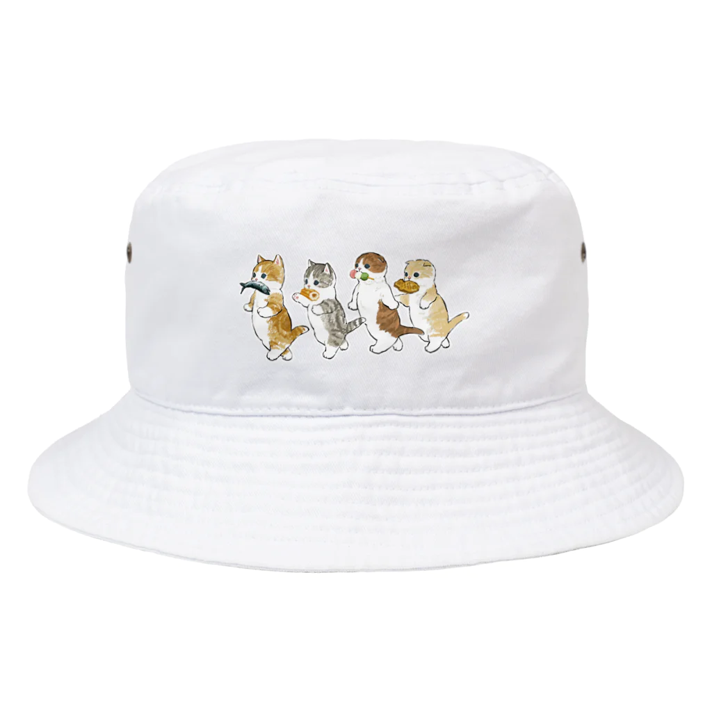 mofusandの花より団子にゃん Bucket Hat