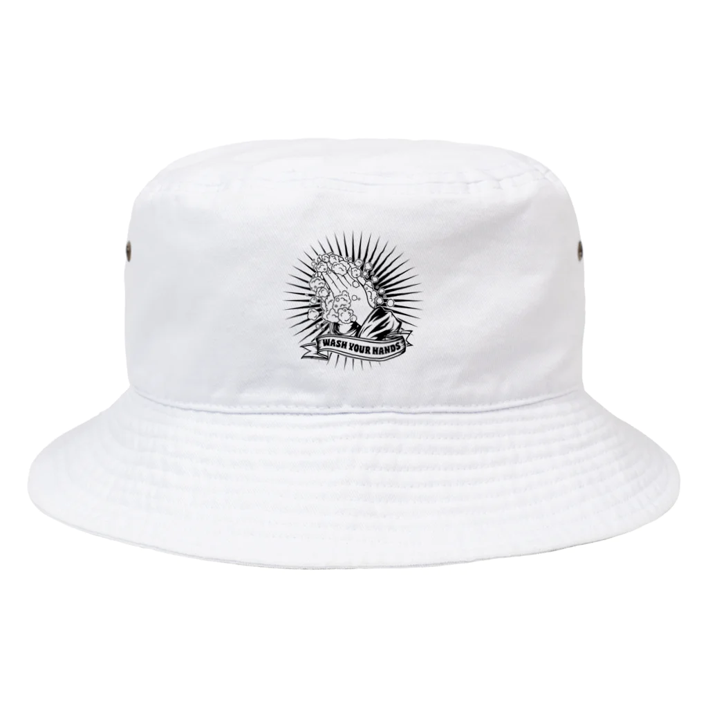 HOLLOW SQUIDのWASH YOUR HANDS Bucket Hat