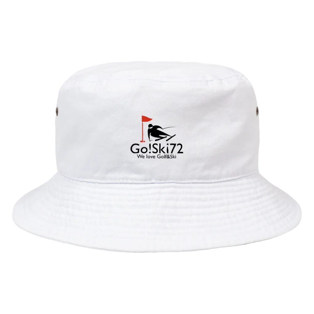 Go!Ski72のGo!Ski72 バケットハット 白 Bucket Hat