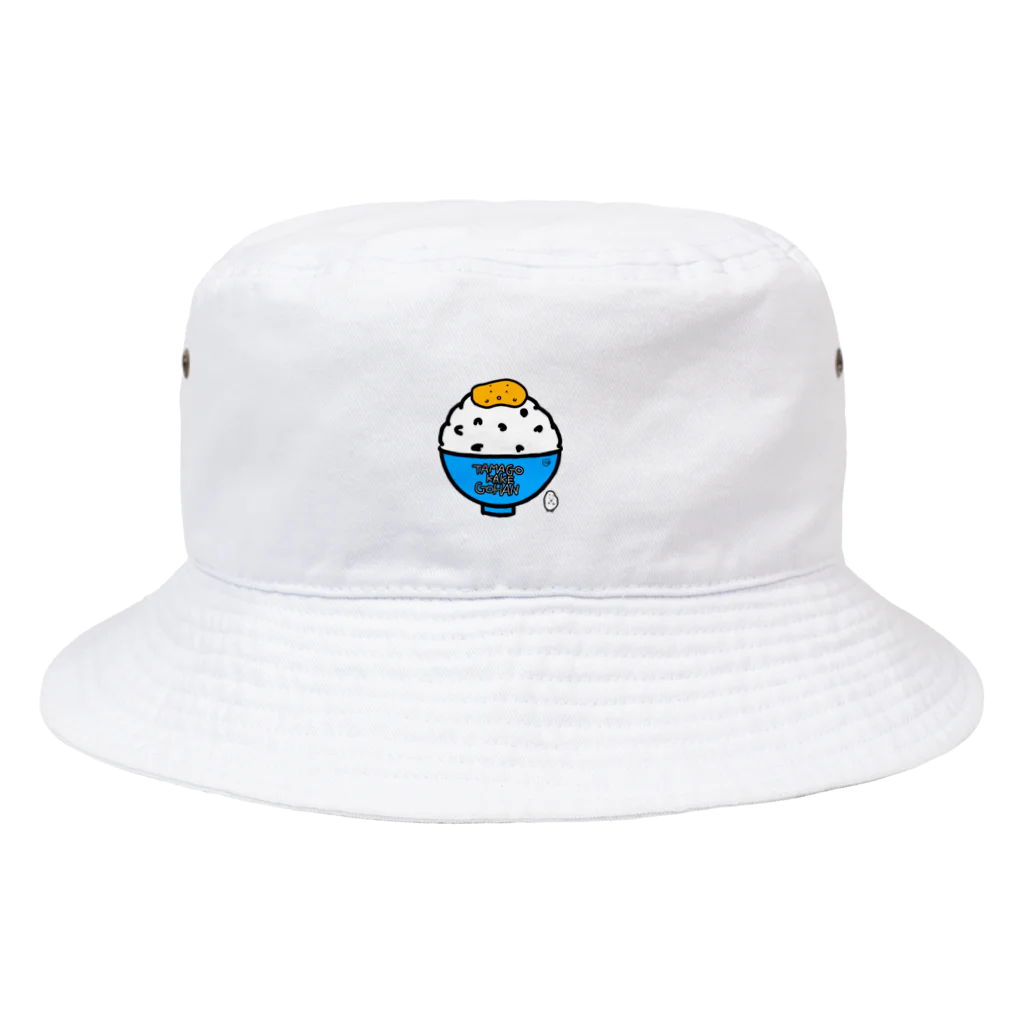 相乗効果 閑歳のおはごじゃショップのMESHI-UMAI(たまごかけごはんさん) Bucket Hat