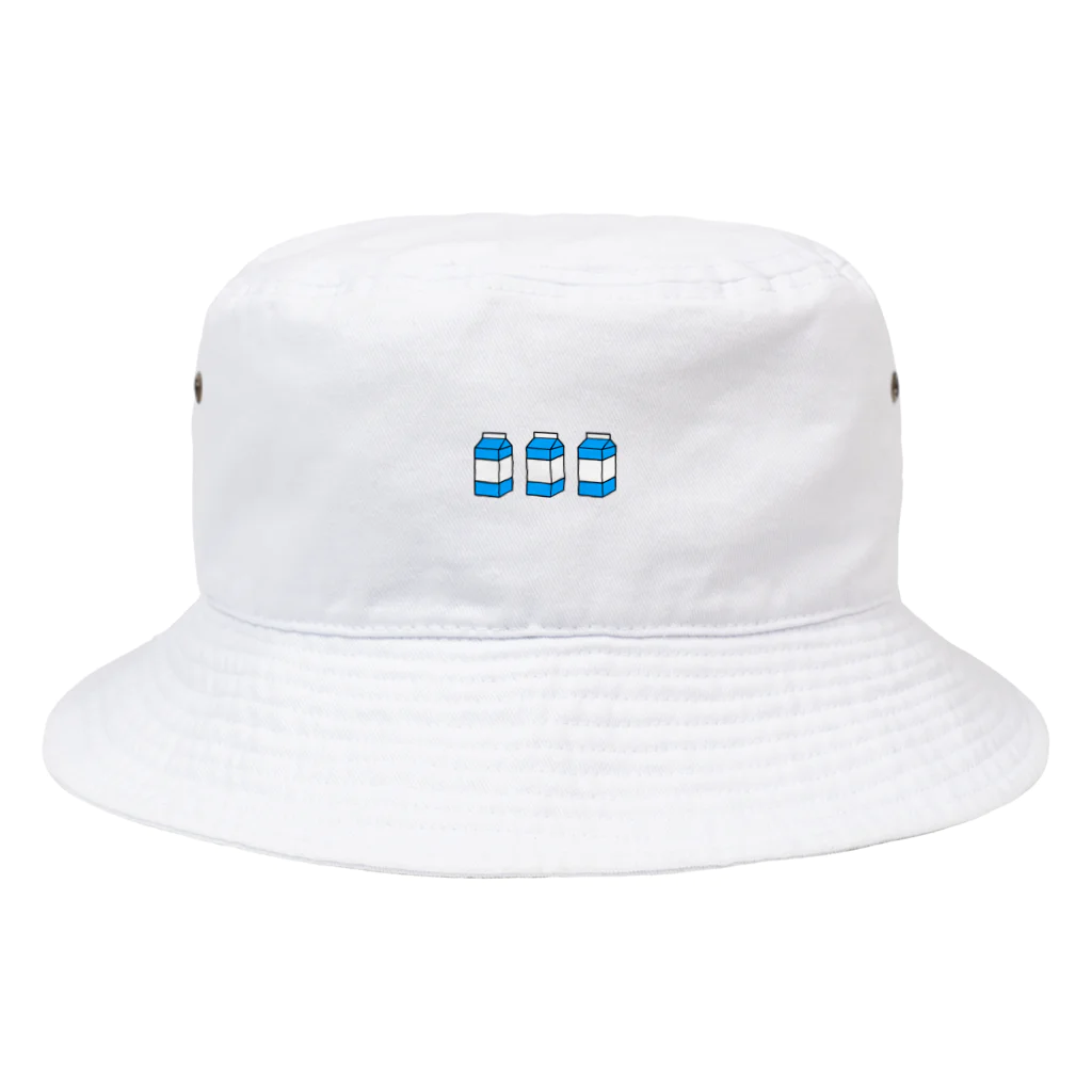 モラトリアムパンケーキの牛乳パック3本セット Bucket Hat