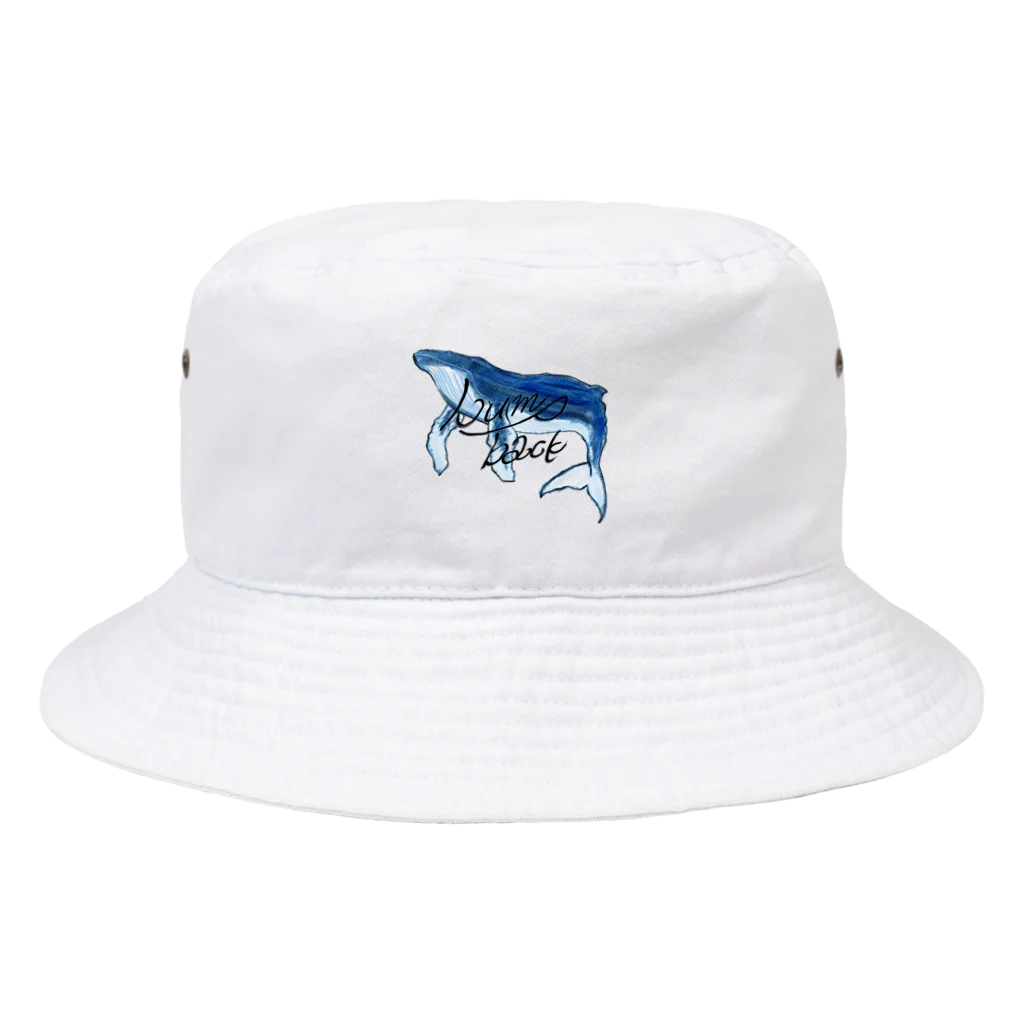 碧そよぐなぜか閉店しない服屋のhump back whale Bucket Hat