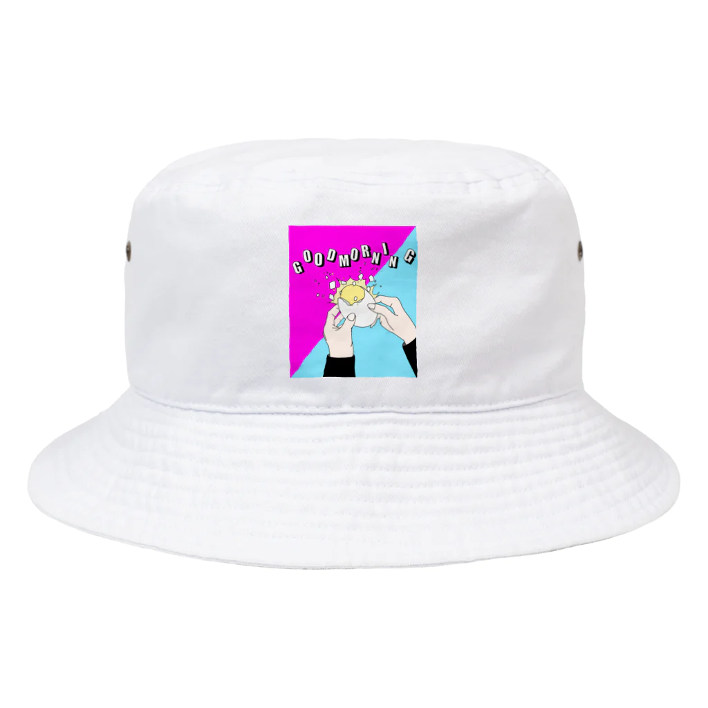 ハナイトのツートンGM Bucket Hat