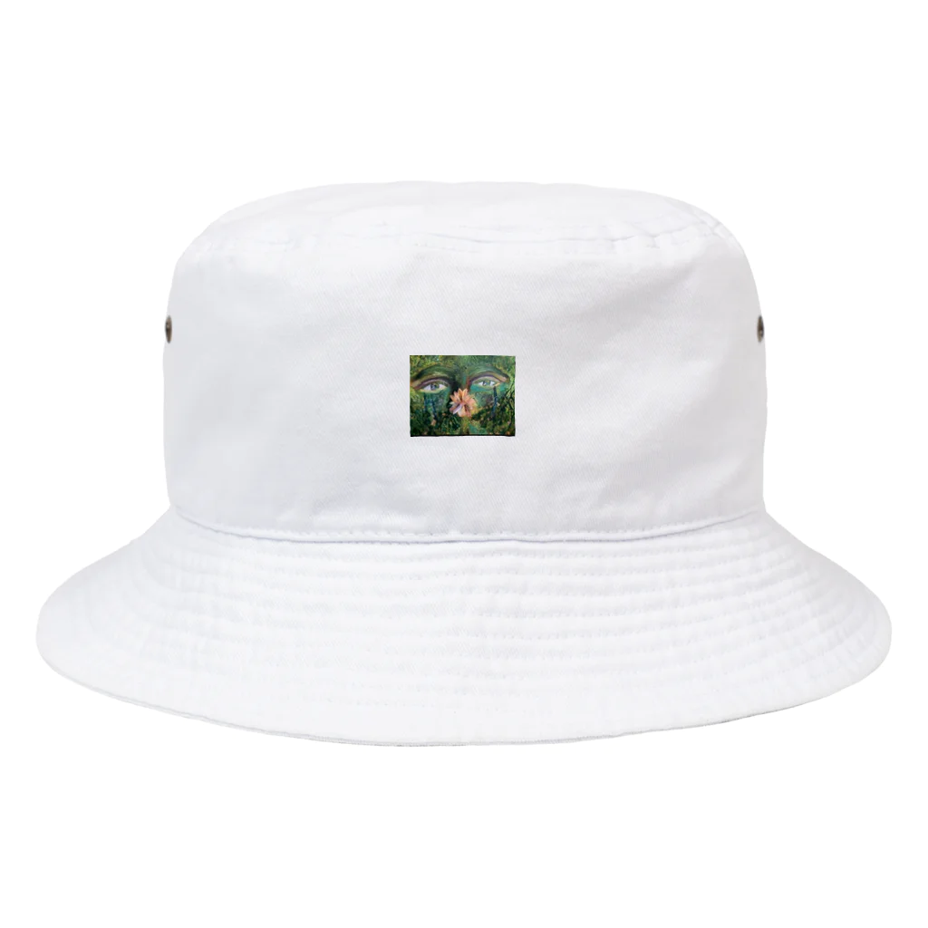 大和ショップの森の主油絵 Bucket Hat