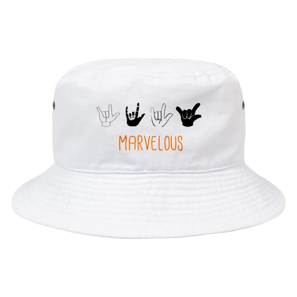 彩羽 匠 takumi irohaのI LOVE MARVELOUS Bucket Hat