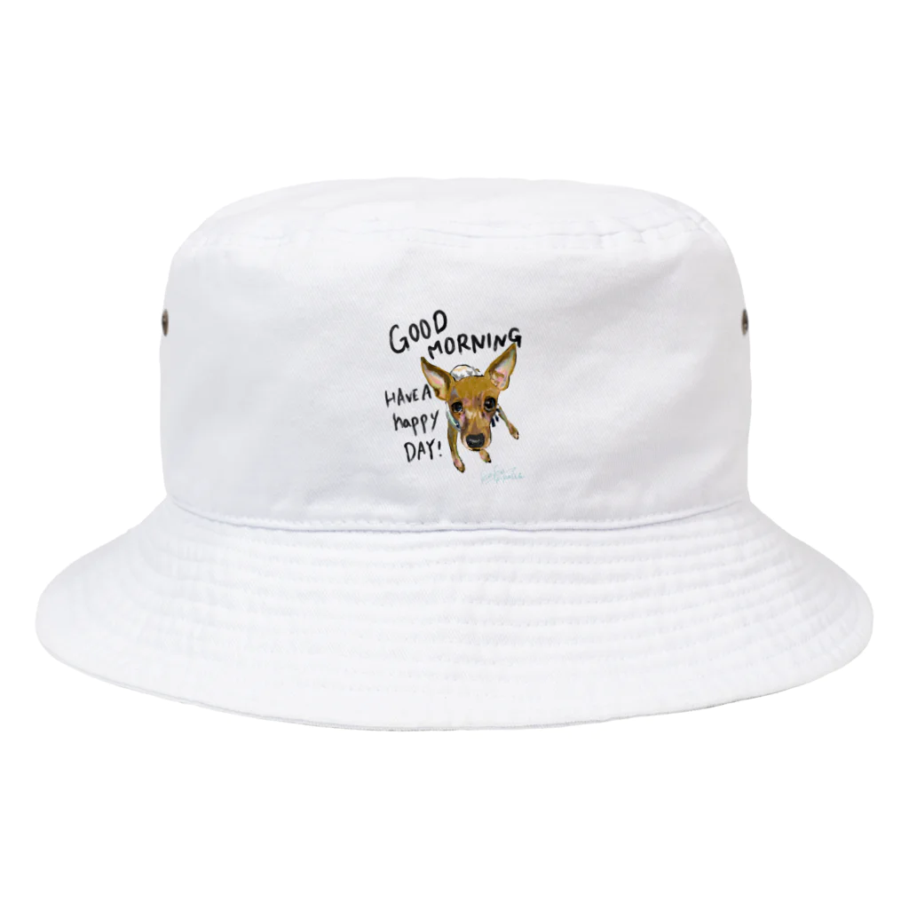 PiKOLLEのGood morning misque! Bucket Hat