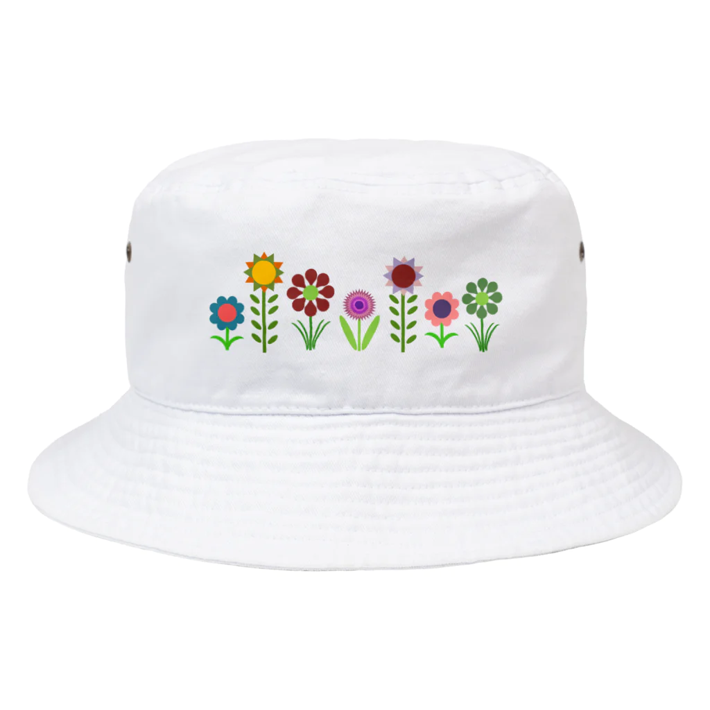 うさぎのきた道&のお花たちD Bucket Hat