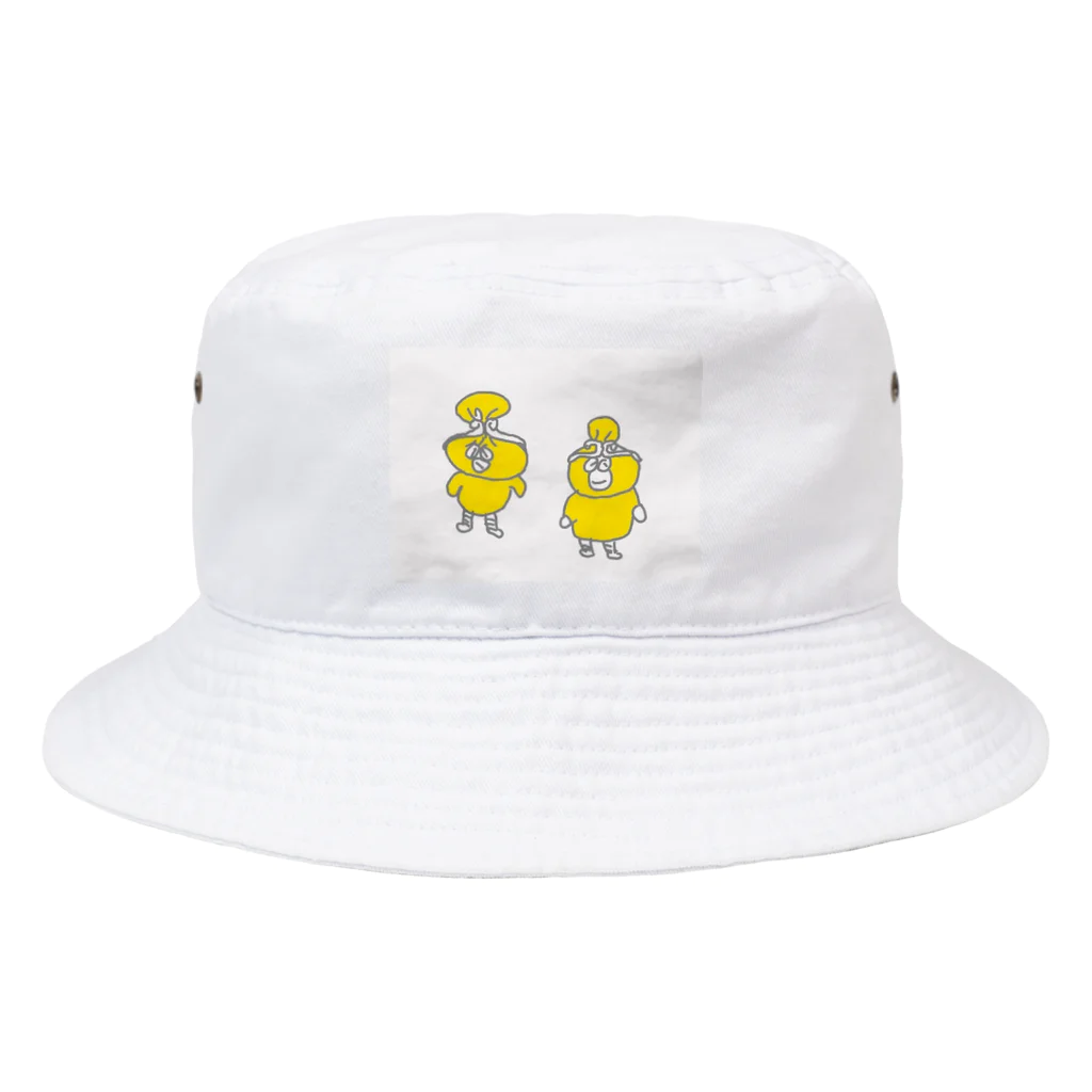 すねだのぼる公式ショップの締め付けスネチャンたち Bucket Hat