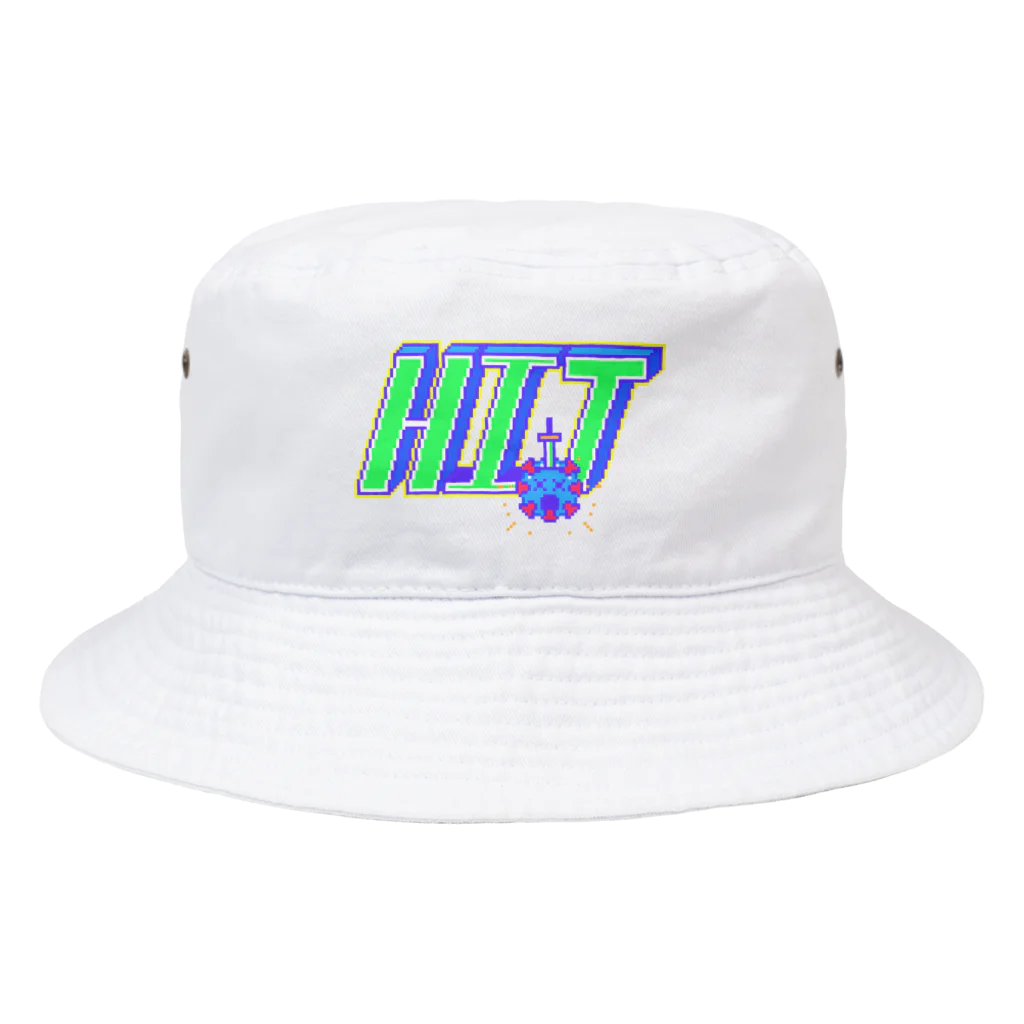 EXCALIBUR SHOPのPIXELコロナ -撃墜HIT- Bucket Hat