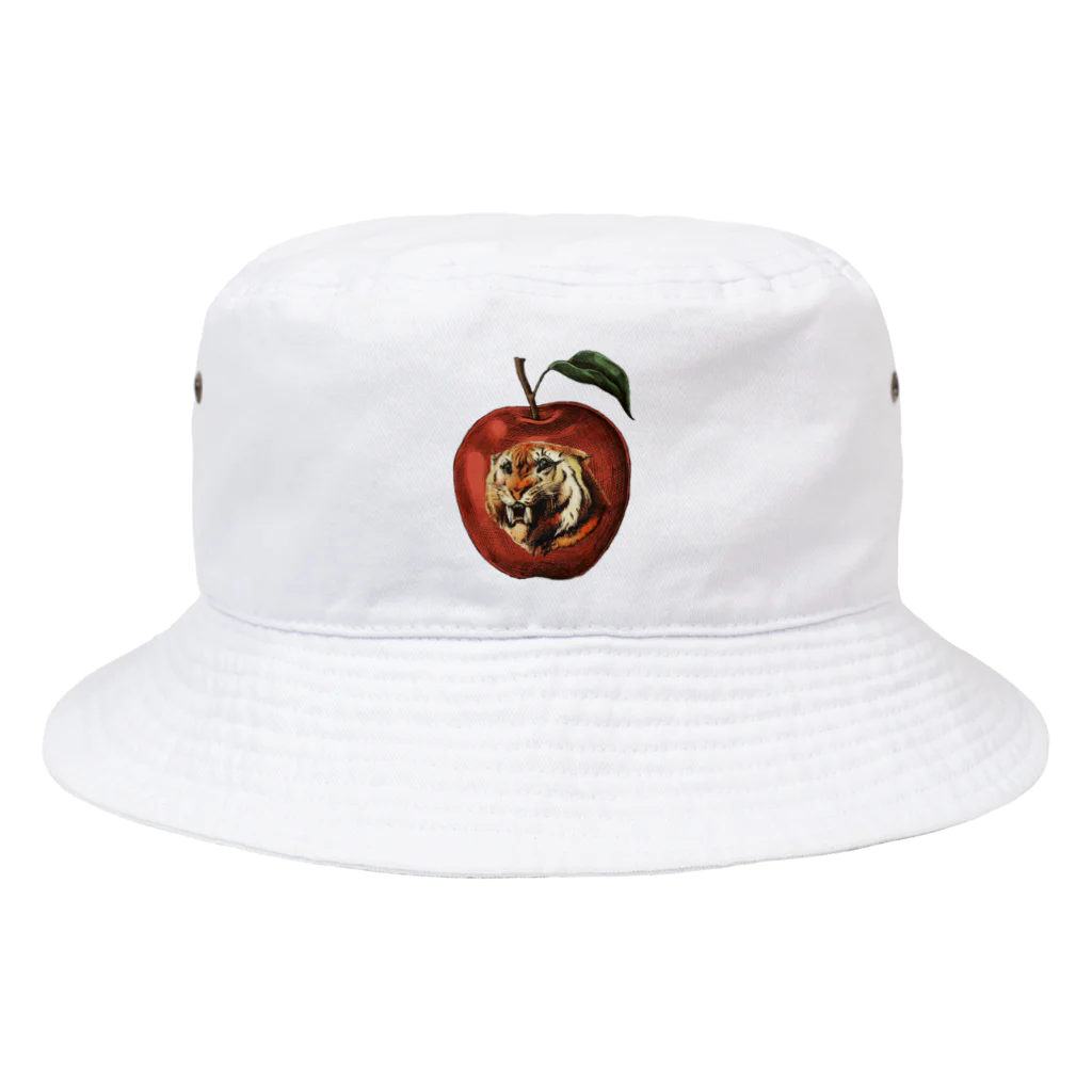 HANDSOMEの虎とりんご_Tiger&apple Bucket Hat