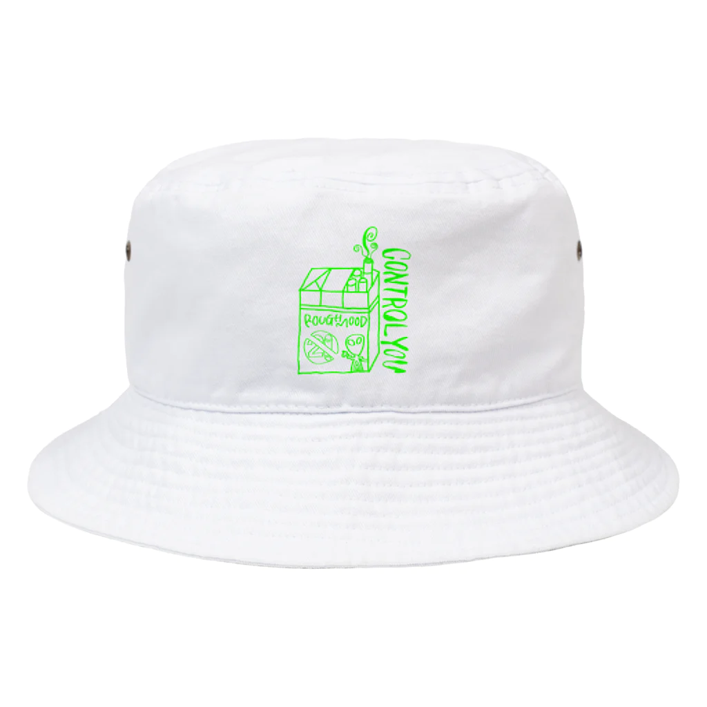 RoughmoodのNo.4 smoking alien🛸🛸🛸 Bucket Hat