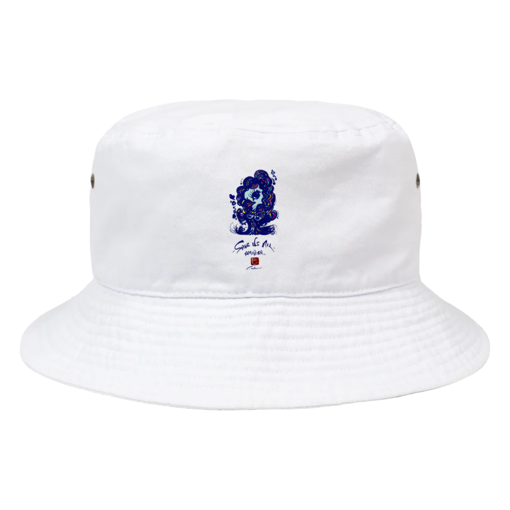 舞書家Chad.のアマビエちゃん Bucket Hat