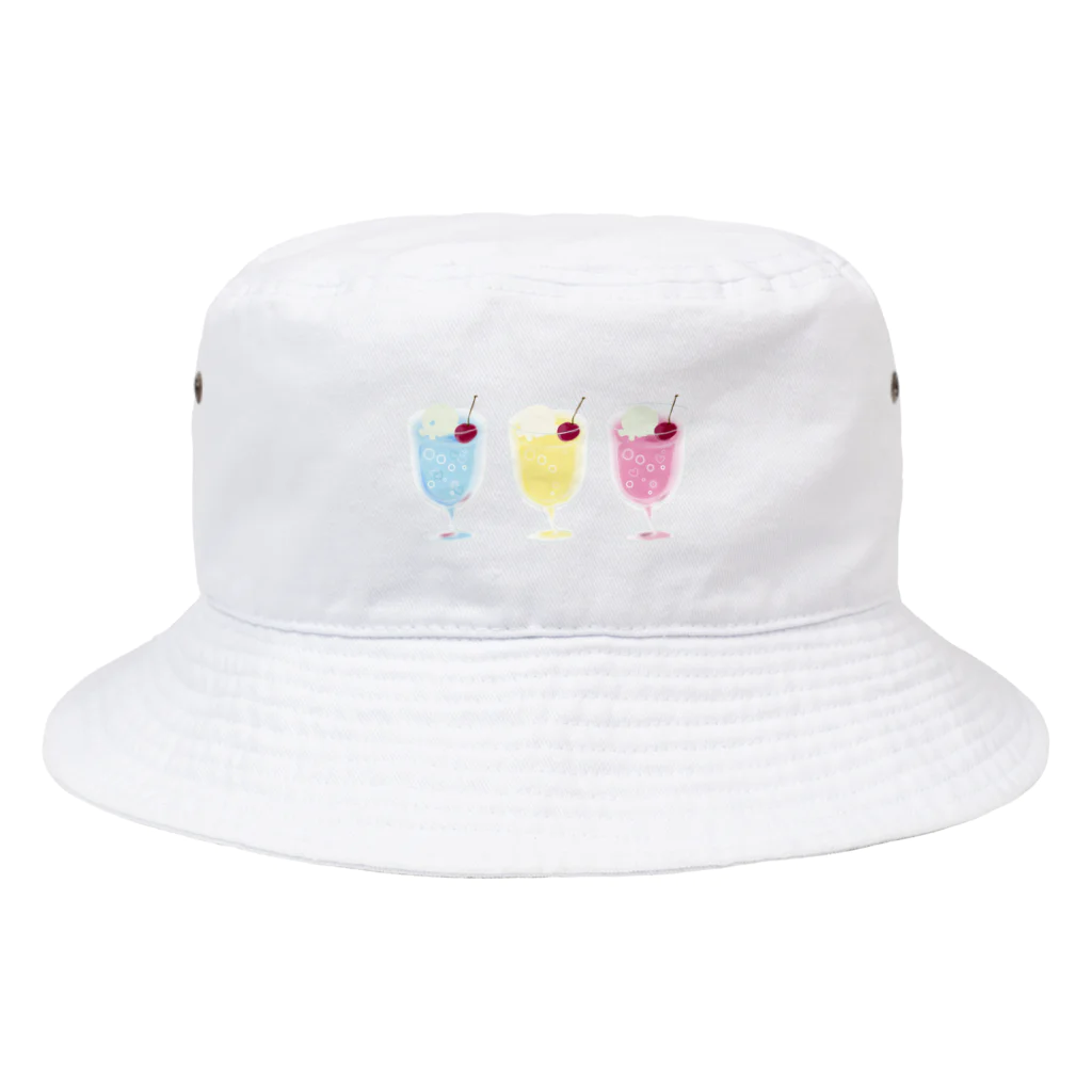 Papillon.のソーダさん Bucket Hat