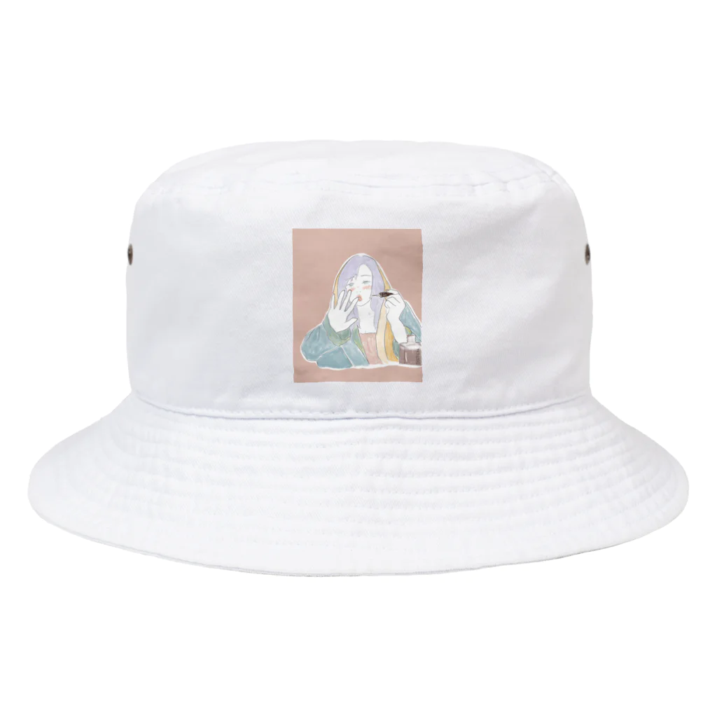 山田の店の風呂上り、ネイルぬりたがーる Bucket Hat