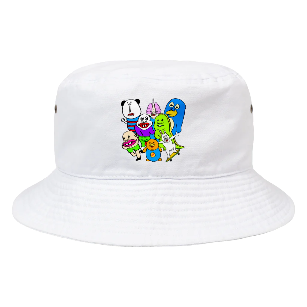 右手リアンうめもと公式のドリームチーム Bucket Hat