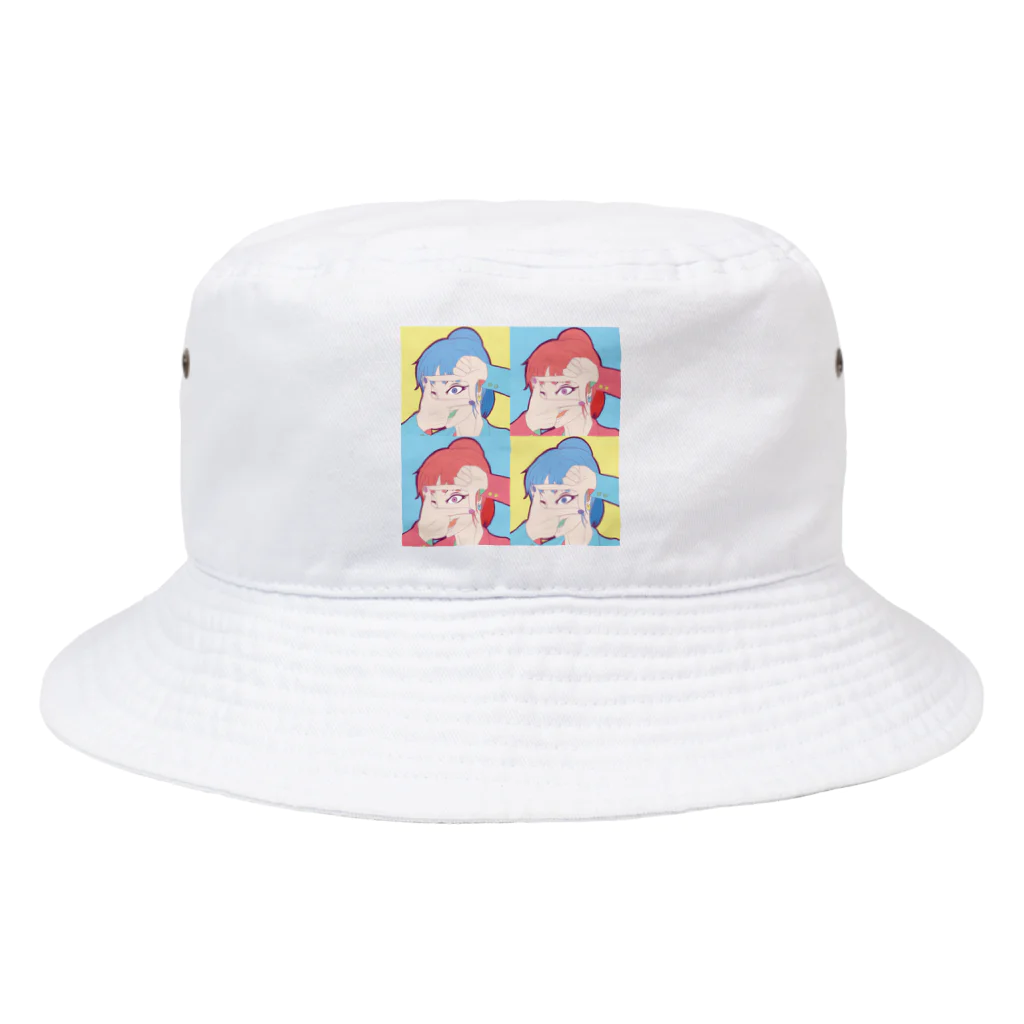 ヨシアキのスーツのお姉さん〜カメラのポーズ〜 Bucket Hat