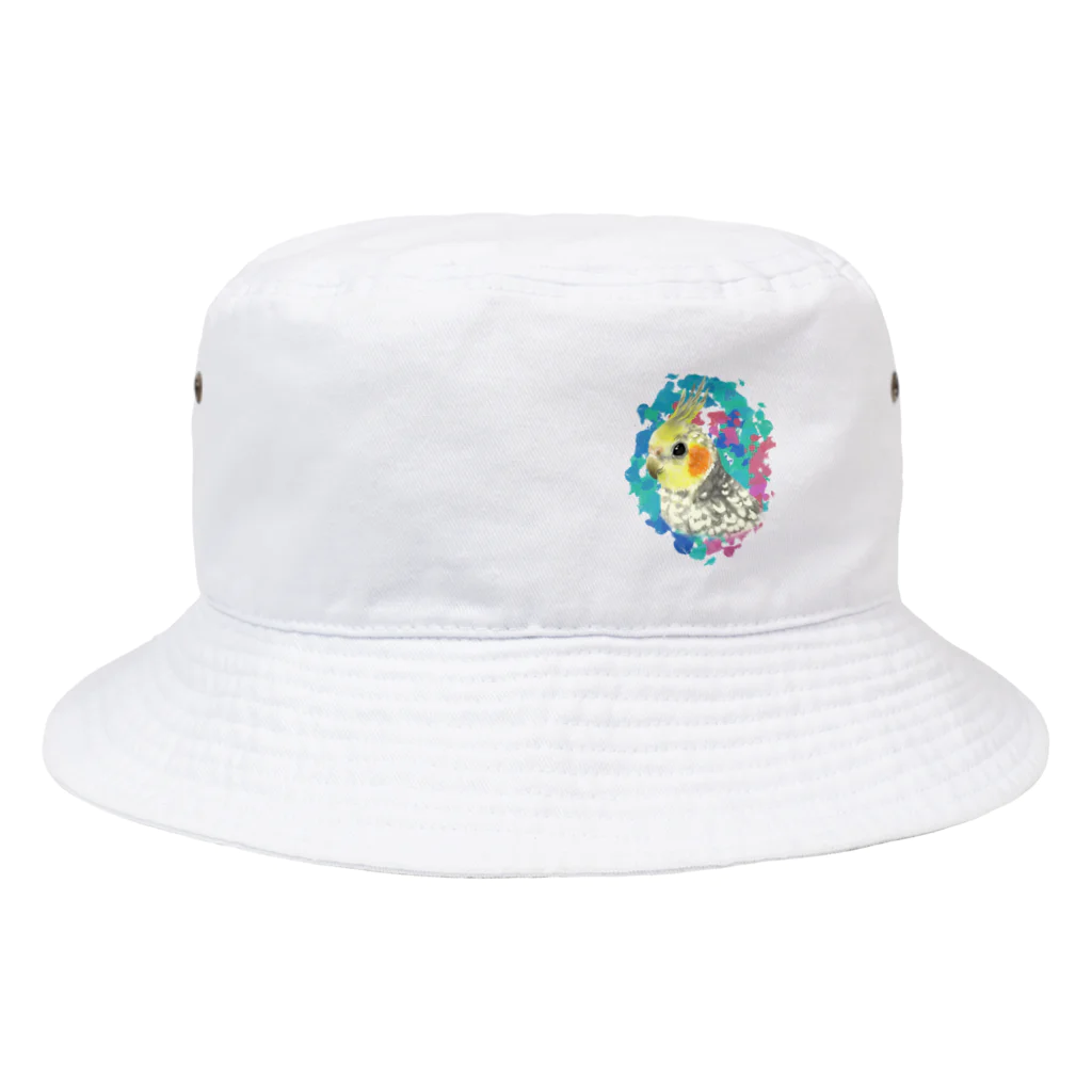 ＊えいぷりる どぎぃ工房＊のパールのオカメちゃん Bucket Hat