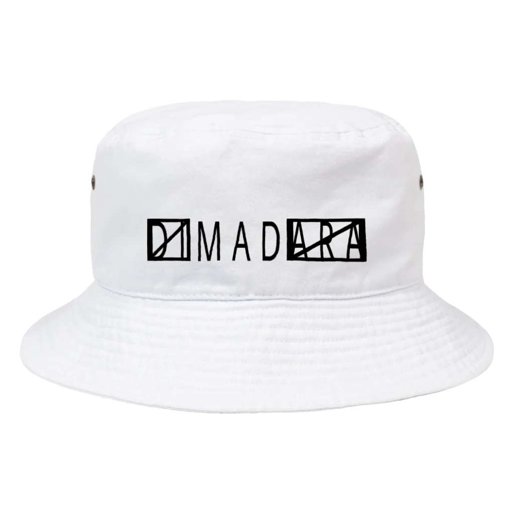 DIMADARA BY VULGAR CIRCUSの〼MAD〼 黒/DB_15 Bucket Hat