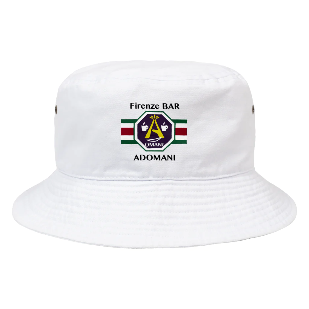 FirenzeBAR ADOMANIのADOMANI ロゴ　ライン付き Bucket Hat