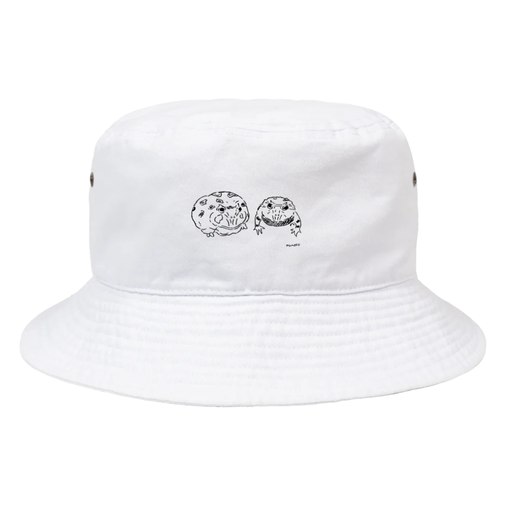 ピエールストア　pierre storeの２匹のツノガエル  Bucket Hat