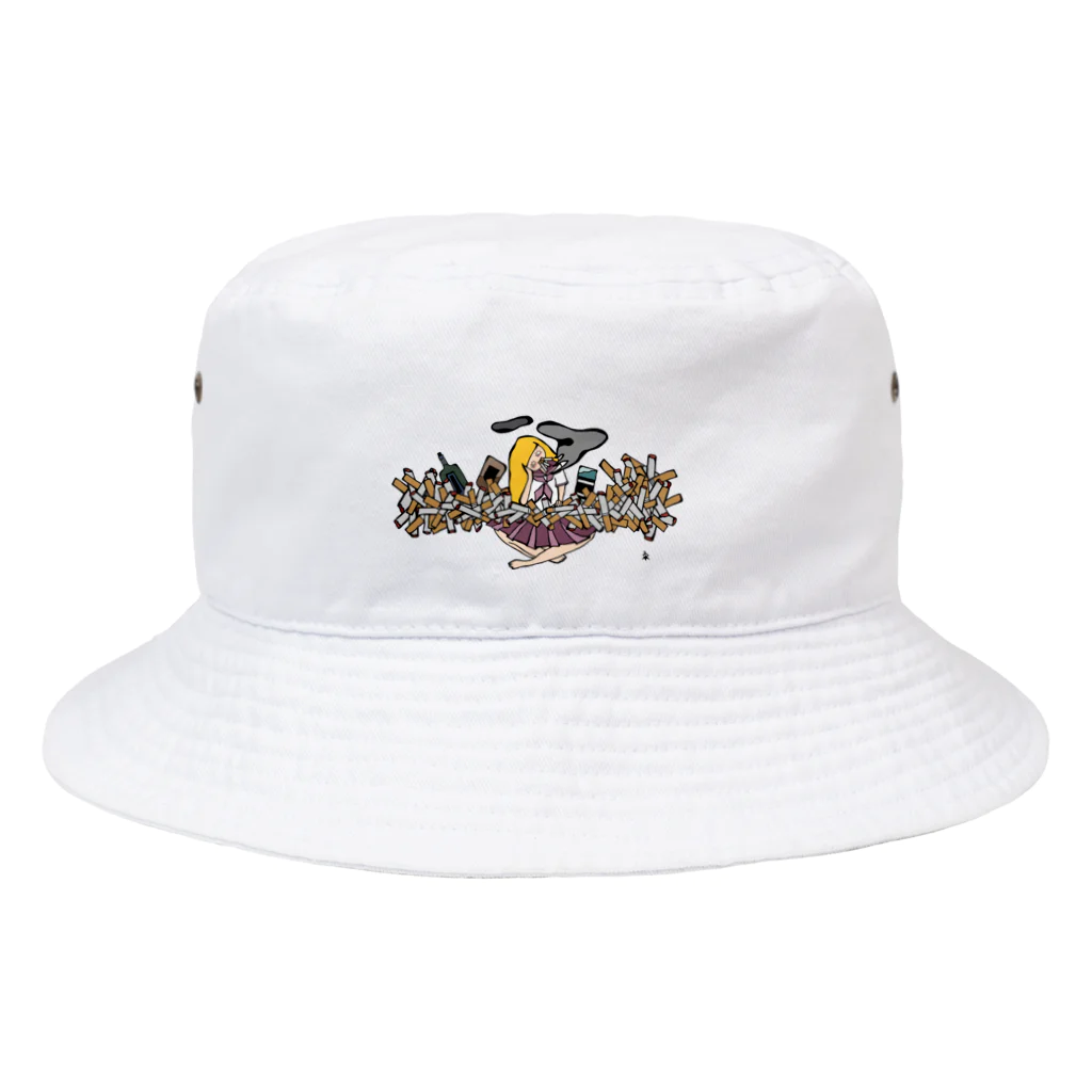 ちゅんのおみせのタバコまみれ Bucket Hat