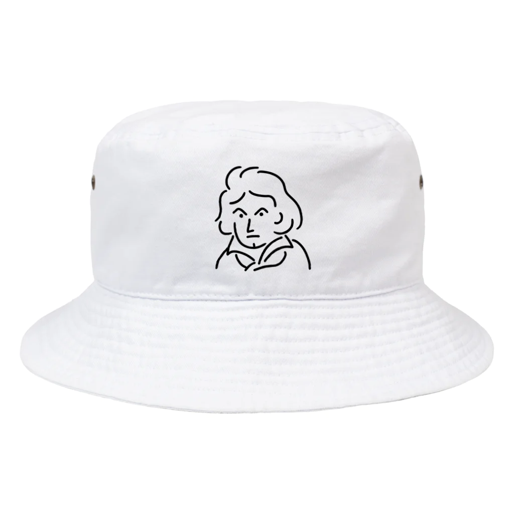 Aliviostaのベートーベン イラスト 3 Bucket Hat