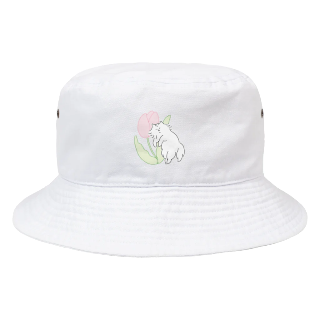 nascos.のピンクのチューリップ Bucket Hat