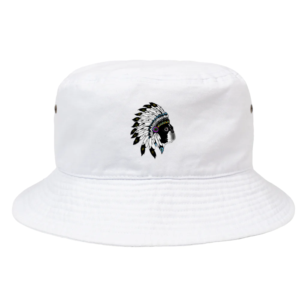 Park a Holic BostonterrierのPark a Holic Bostonterrier ボストンテリア「セブン」 Bucket Hat