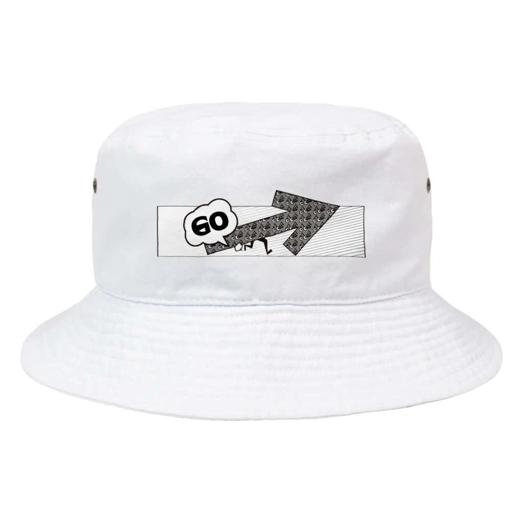 AGOAの前向き Bucket Hat