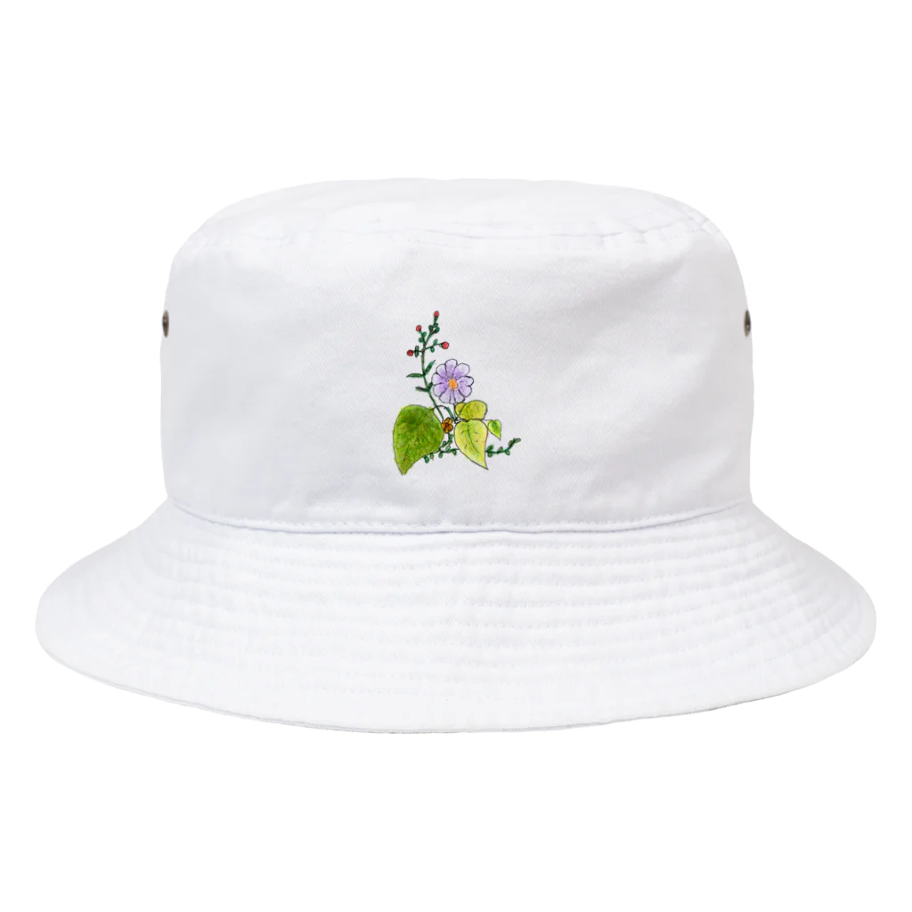 気ままに創作　よろず堂の花飾り Bucket Hat