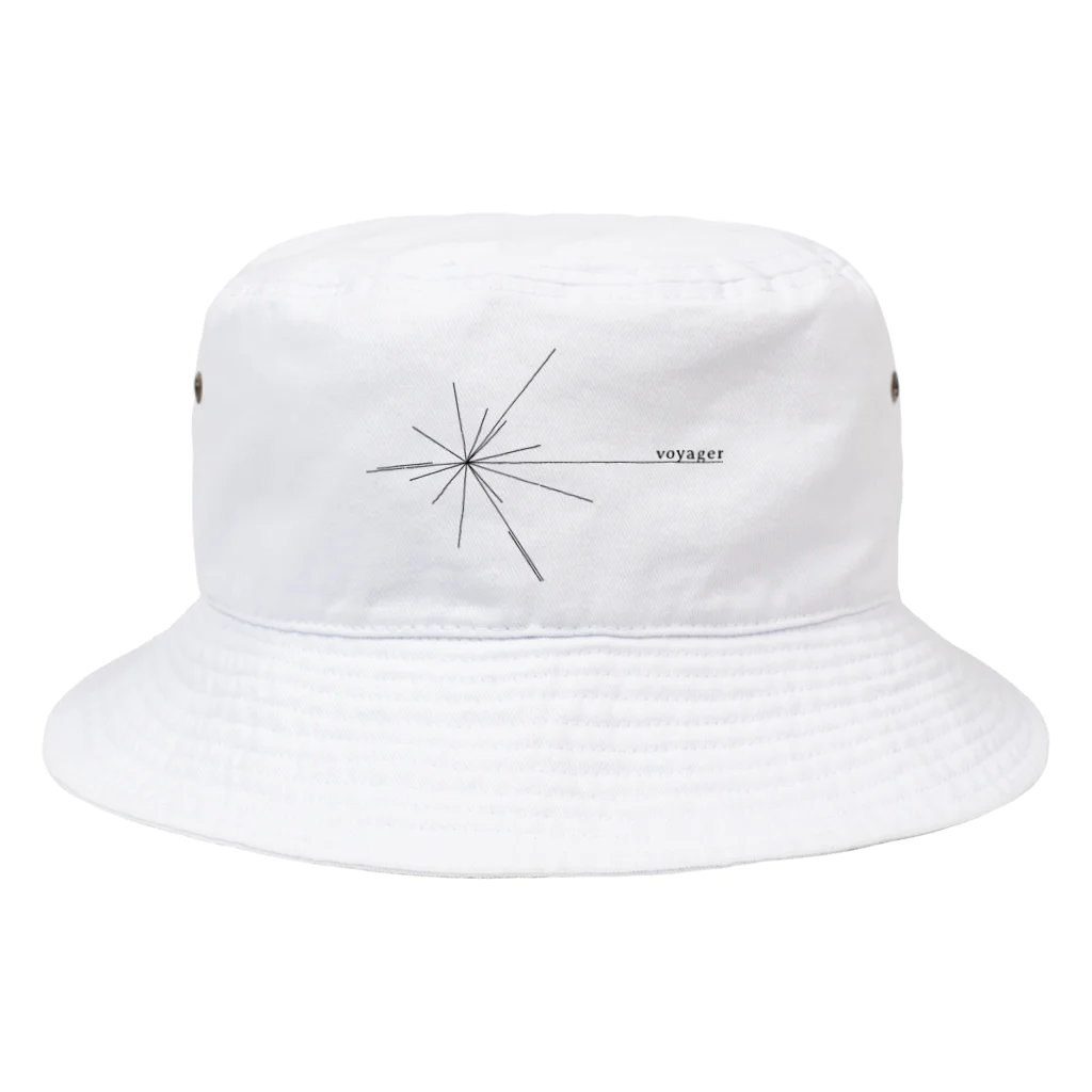 VoyagerのVoyager ロゴ（黒） Bucket Hat