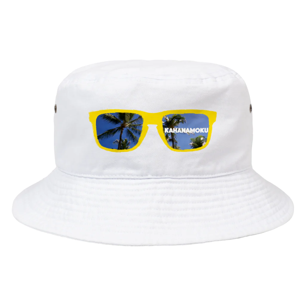 ultra marine yellow_storageのブライト カハナモク ビーチ 黄 Bucket Hat