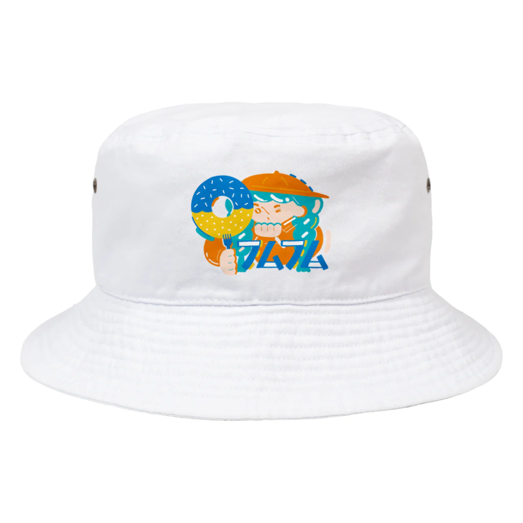 しまはらゆうきのフムフムちゃん Bucket Hat