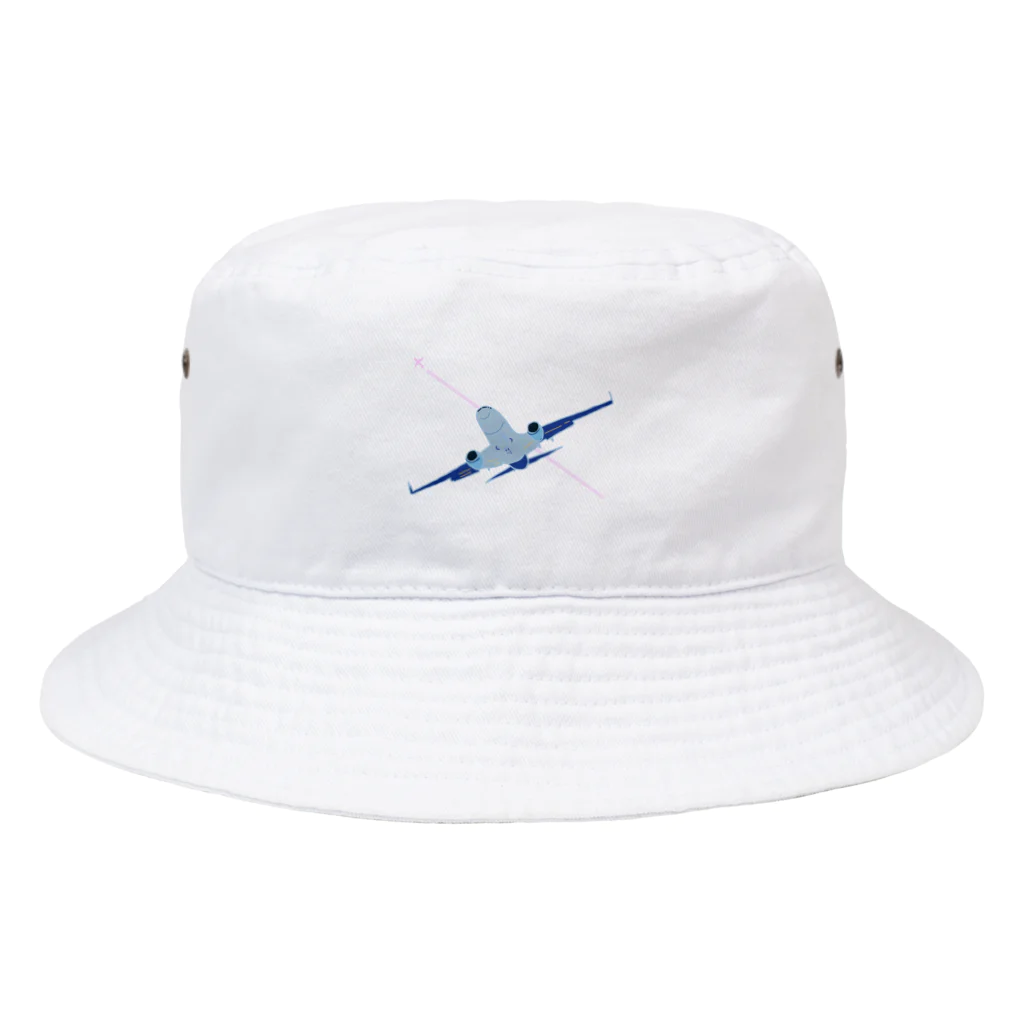 待宵ちゃんの部屋の飛行機と飛行機雲 Bucket Hat