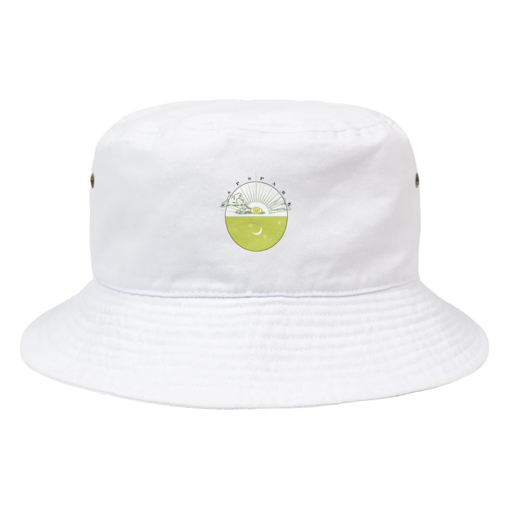 CapsparkのCapspark  万物を照らす光 Green mile Bucket Hat