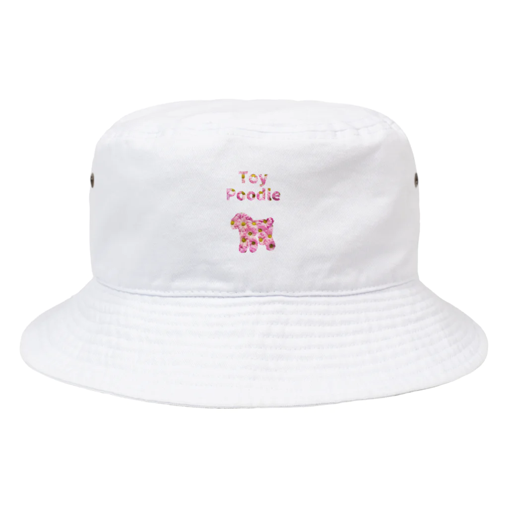 onehappinessのトイプードルとデイジー Bucket Hat