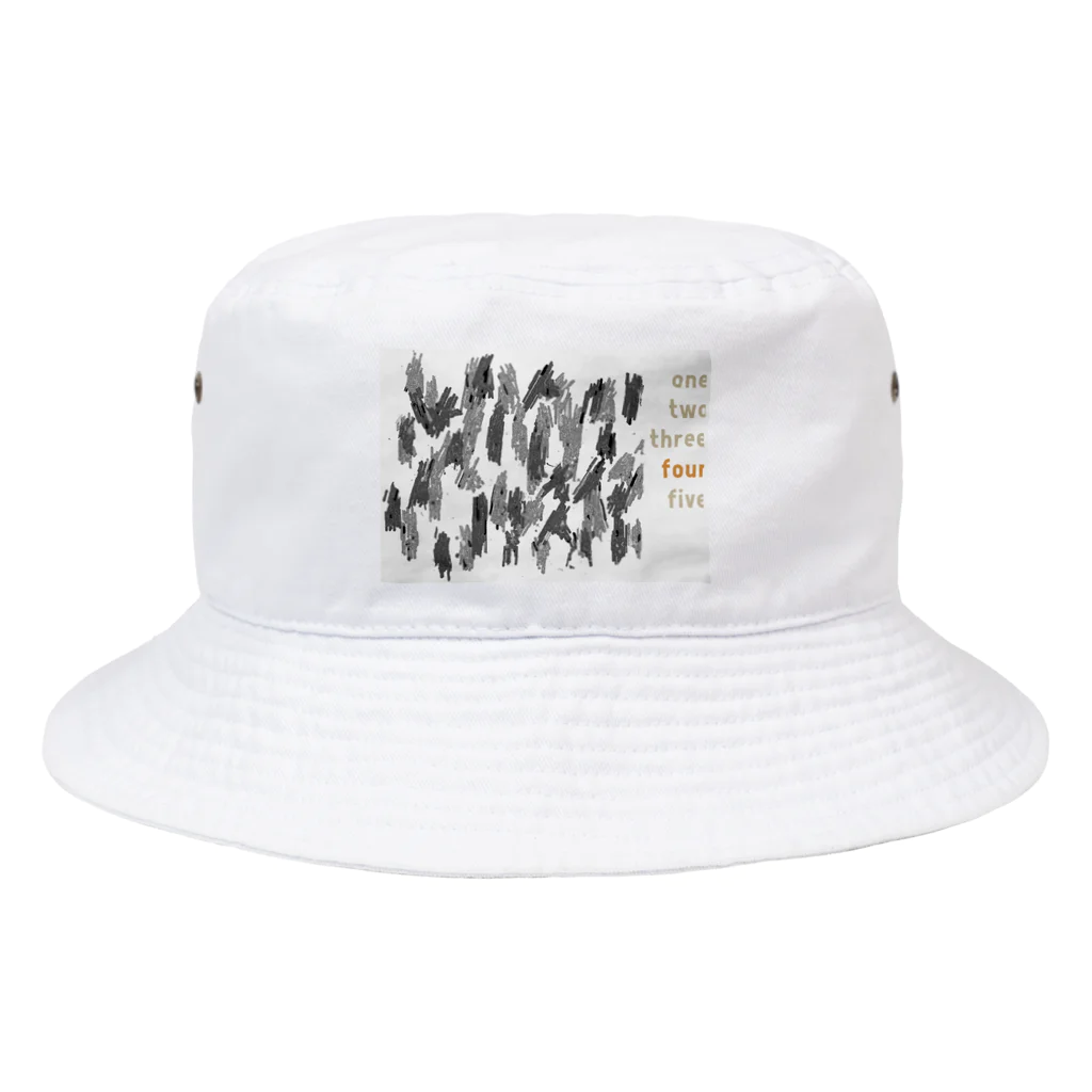 PUK11 fac.のnumber x leopard series Bucket Hat