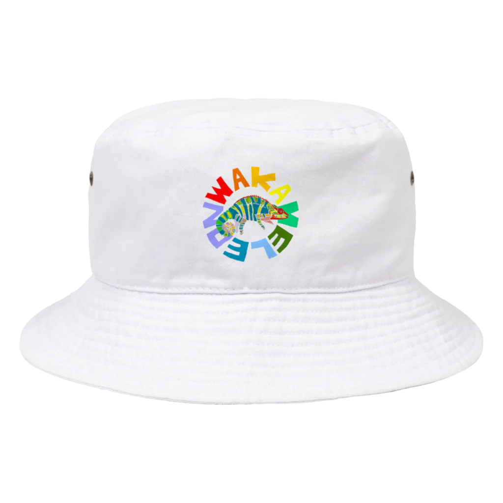 Wakameleonのわかめれおん Bucket Hat