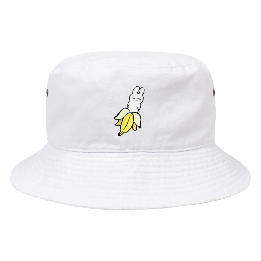 n_creaのうさぎバナナ Bucket Hat