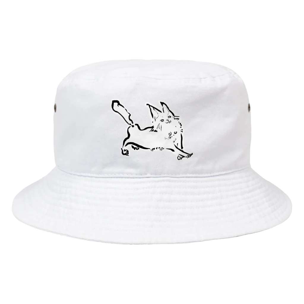 ただようプ二のルンルンねこ Bucket Hat