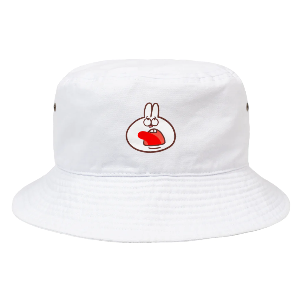 ぷこぷこぺんぺんのびっくりウサギ Bucket Hat