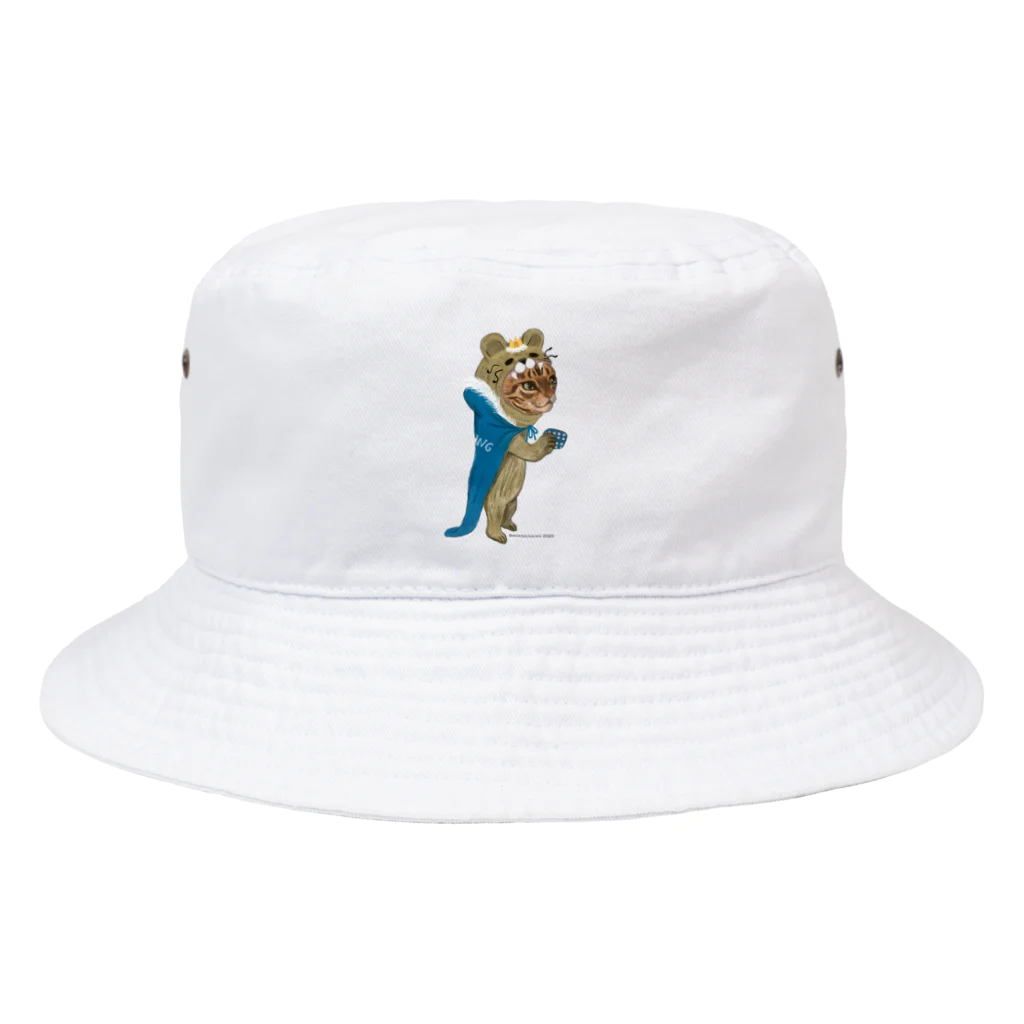 wokasinaiwoのくまおうなみこと Bucket Hat