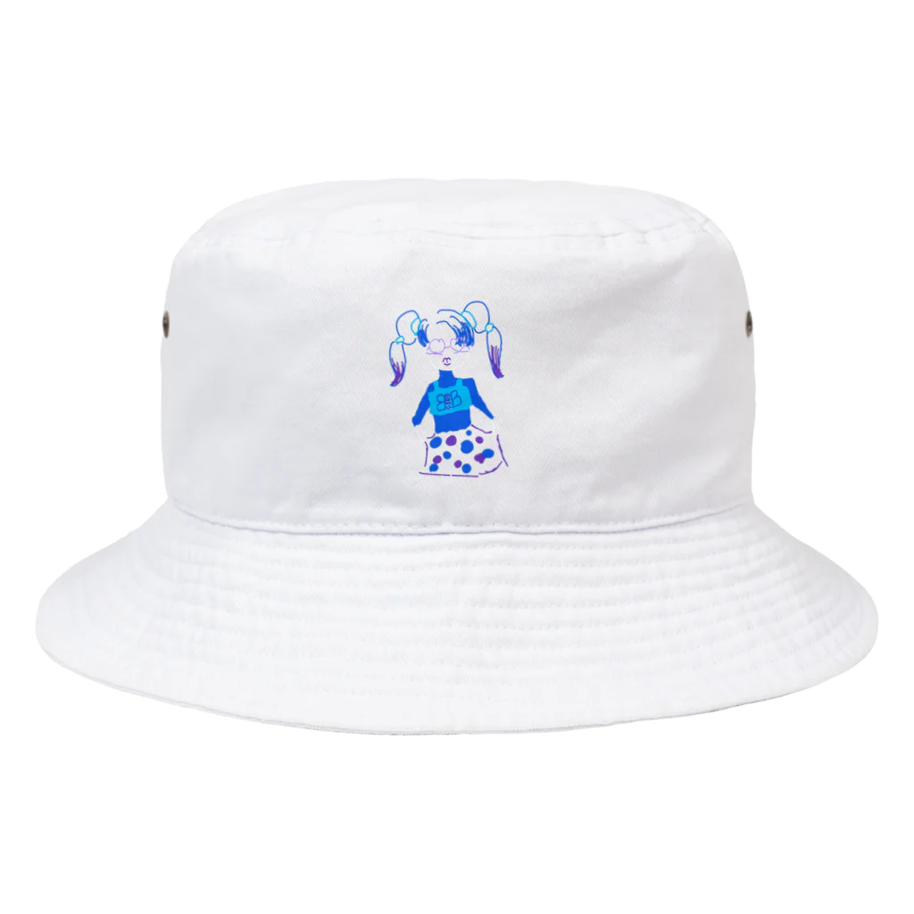 バビメロのメガネ韓国少女 Bucket Hat