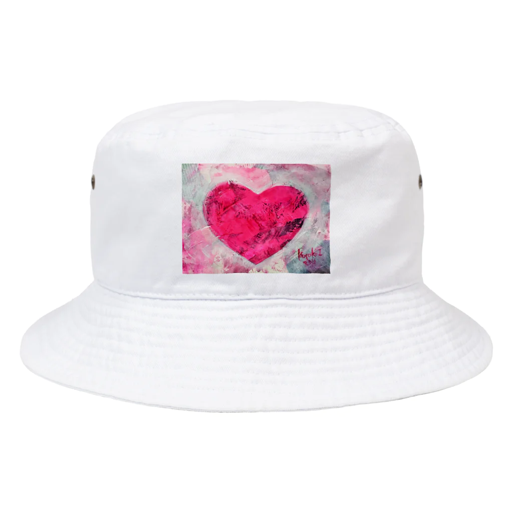 石倉かよこのグッズショップのMy Heart-001 Bucket Hat